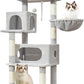 38-Inch Cat Tree for Indoor Cats | Kitten Tower with Condo, Hammock & Perch