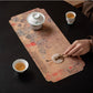 Peach Garden Notes Double-sided Tea Mat Chinese Zen