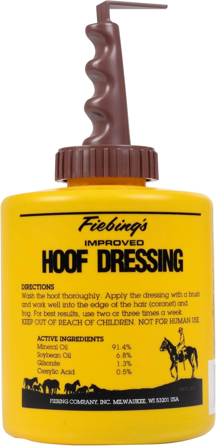 Fiebing's Hoof Dressing Treat Horse Hooves and Brittle Feet 32 oz. 3-Pack