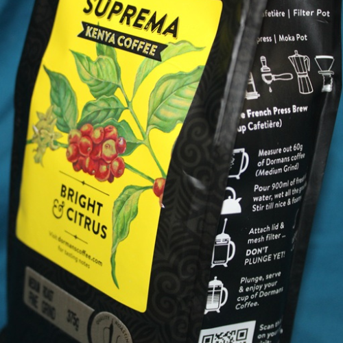 Dormans Suprema Kenya Coffee- Medium Roast, Fine Grind 375g