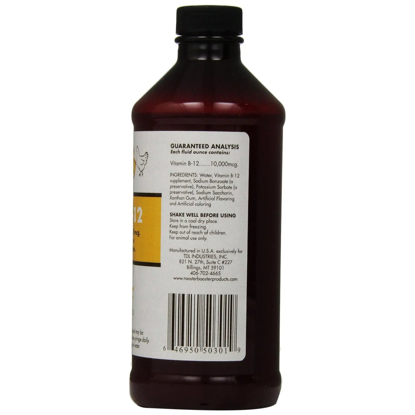 Rooster Booster Liquid B-12 Plus Vitamin K for All Poultry Supplement 16 oz.