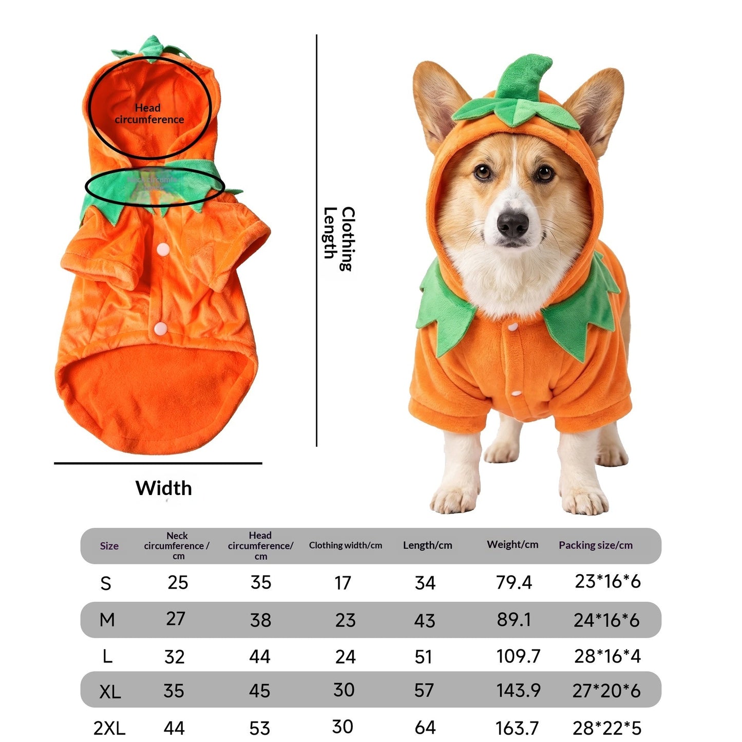 Pet Costume Cat Transformation Funny Holiday Dress-Up Outfit
