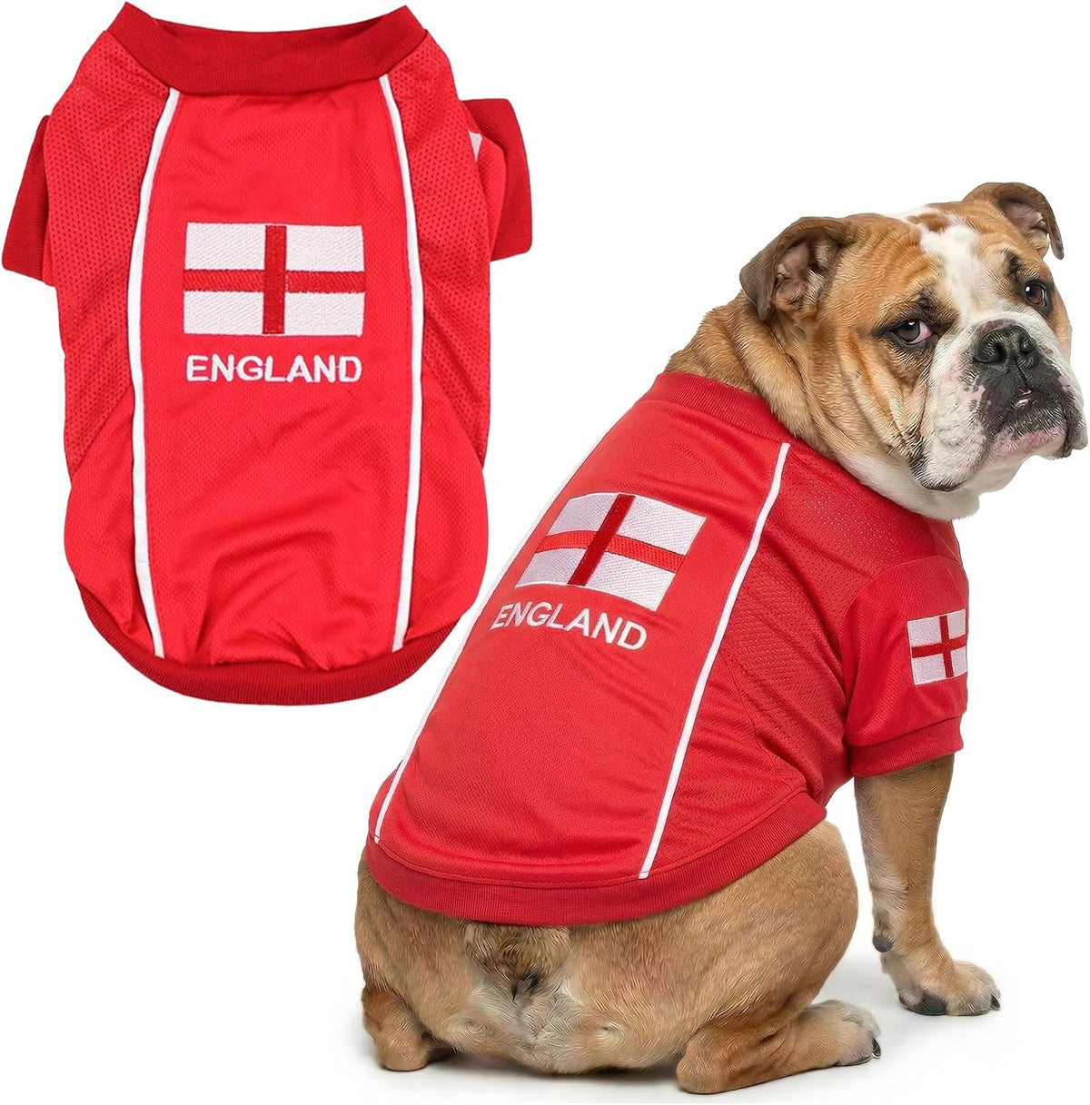 Parisian Pet Breathable Mesh Soccer Jersey for Dogs, XS–5XL