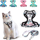 Cat Harness and Leash Set Escape Proof Reflective Adjustable Vest