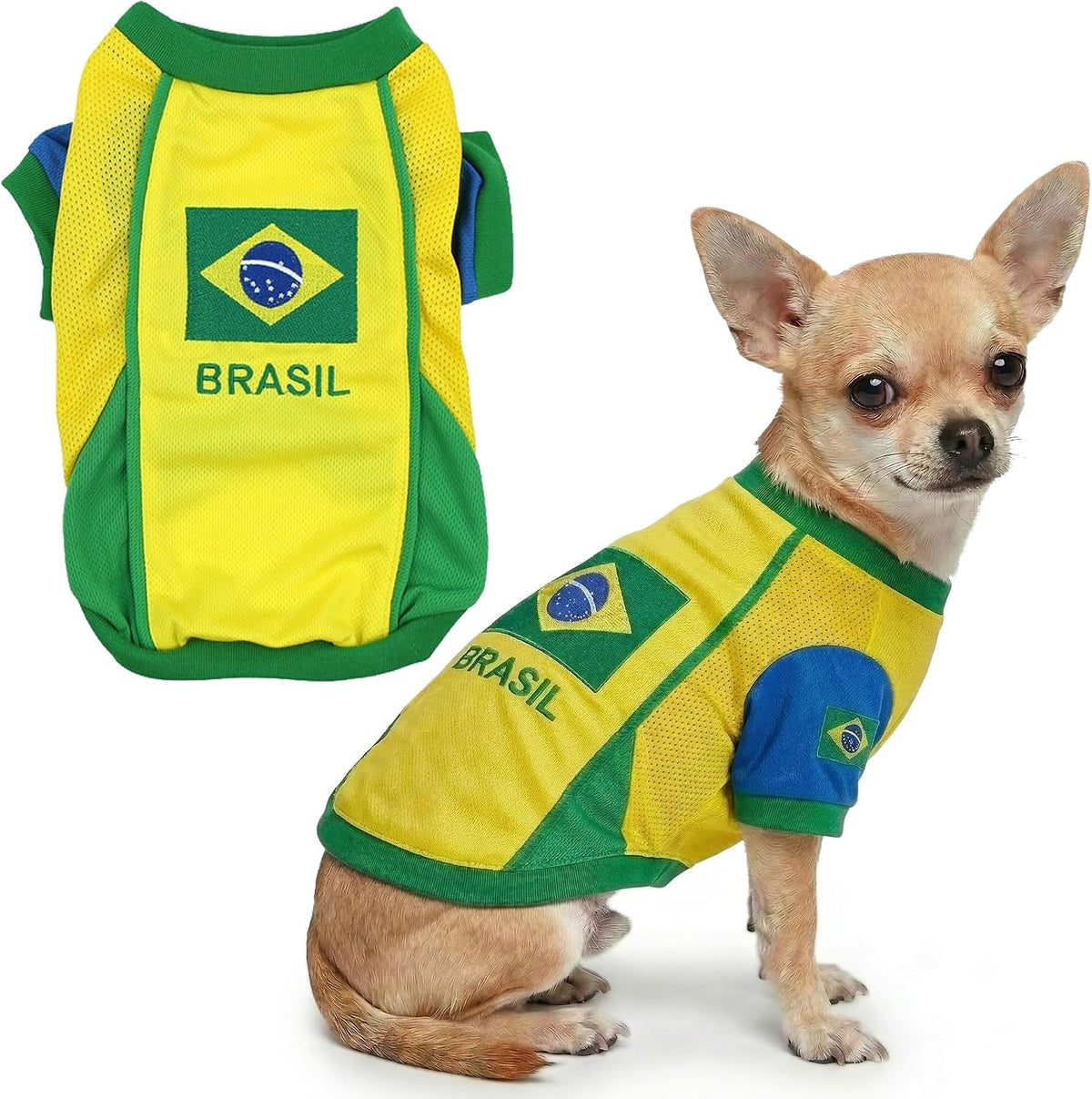 Parisian Pet Breathable Mesh Soccer Jersey for Dogs, XS–5XL