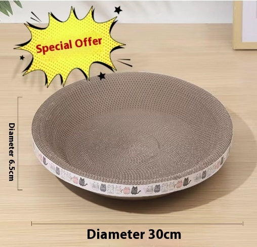 Cat Scratch Board And Cat Nest Integrated, Wear-resistant And Non Falling Debris