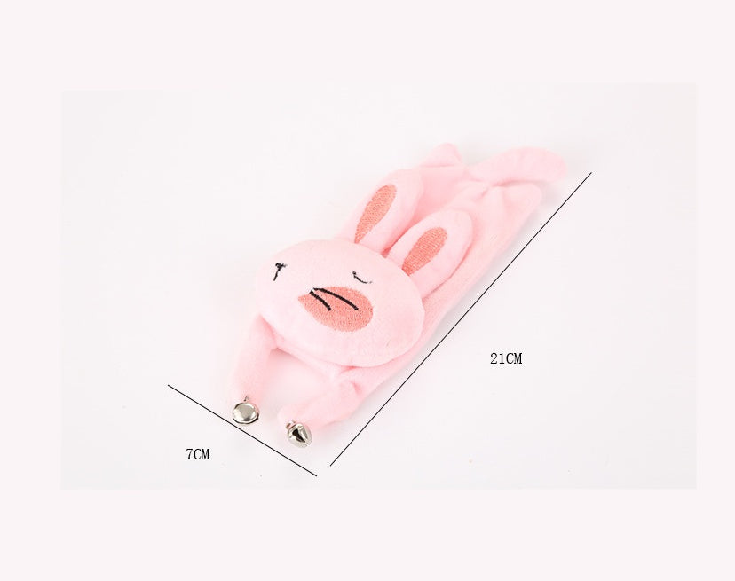 Cute Cat Rabbit Red Panda Mint Plush Toy With Bell