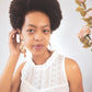Cascading Leaf Statement Earrings