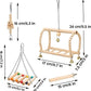 8 Pack Bird Toys for Cage Accessories