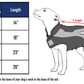 Abrigo suéter de forro polar de doble capa para perros de aventura en clima frío, con rayas reflectantes, de CuteNfuzzy