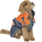 Derby Originals Heavyweight 220g Polyfil 420D Nylon Waterproof Reflective Winter Dog Parka With Harness Compatible Opening