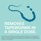 Tapeworm Dewormer for Dogs, Praziquantel 34 mg Tablets, 5 Count