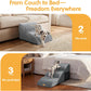 Foam Dog Stairs for Small Dogs & Cats Non Slip Pet Steps 2 Tier