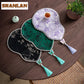 Chinese Beaded Brocade Gourd Tea Table Mats Gift Idea