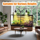 Dual Reptile Lamp Stand Adjustable Heat Light Holder up to 74 Inch
