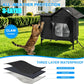 Heated Outdoor Cat House with Escape Door & Warming Pad – Medium & Large