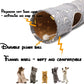 Cat Tunnel Tube with Plush Ball Toys Collapsible