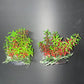 PREMIUM Small Artificial Aquarium Plants - Set of 2 - Aquatics Safe