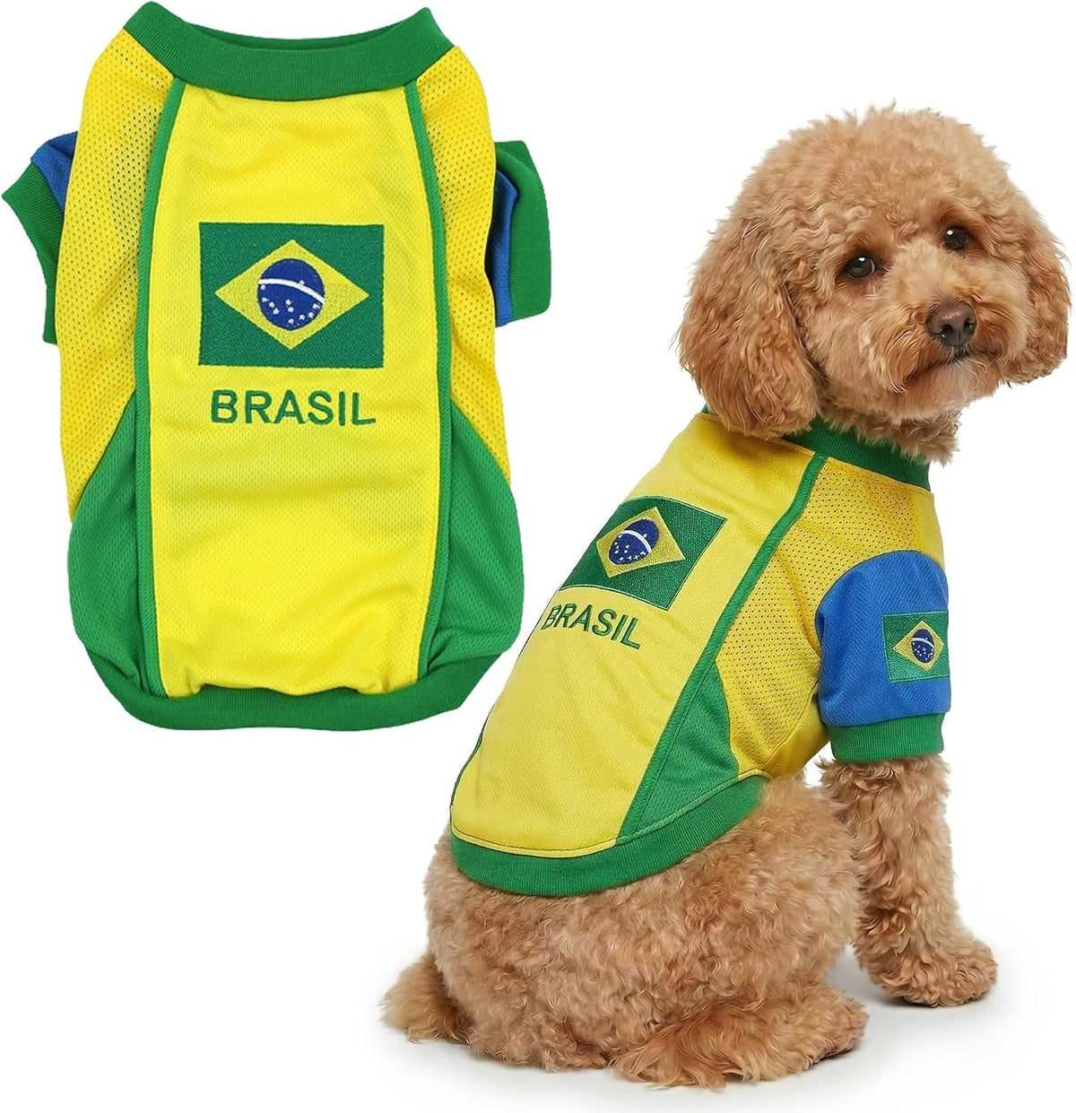 Parisian Pet Breathable Mesh Soccer Jersey for Dogs, XS–5XL