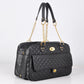 Pet Bag Pu Press Checker Cat Backpack Out Portable Travel Bag Dog Bag Cat Bag Pet Products Wholesale