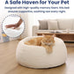 Orthopedic Cat & Small Dog Bed – Memory Foam, Faux Fur