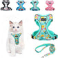 Cat Harness and Leash Set Escape Proof Reflective Adjustable Vest