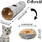 Cat Tunnel Tube with Plush Ball Toys Collapsible