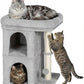Cat Tree for Large Cats 24in Tower with Perch Condos Scratching Post