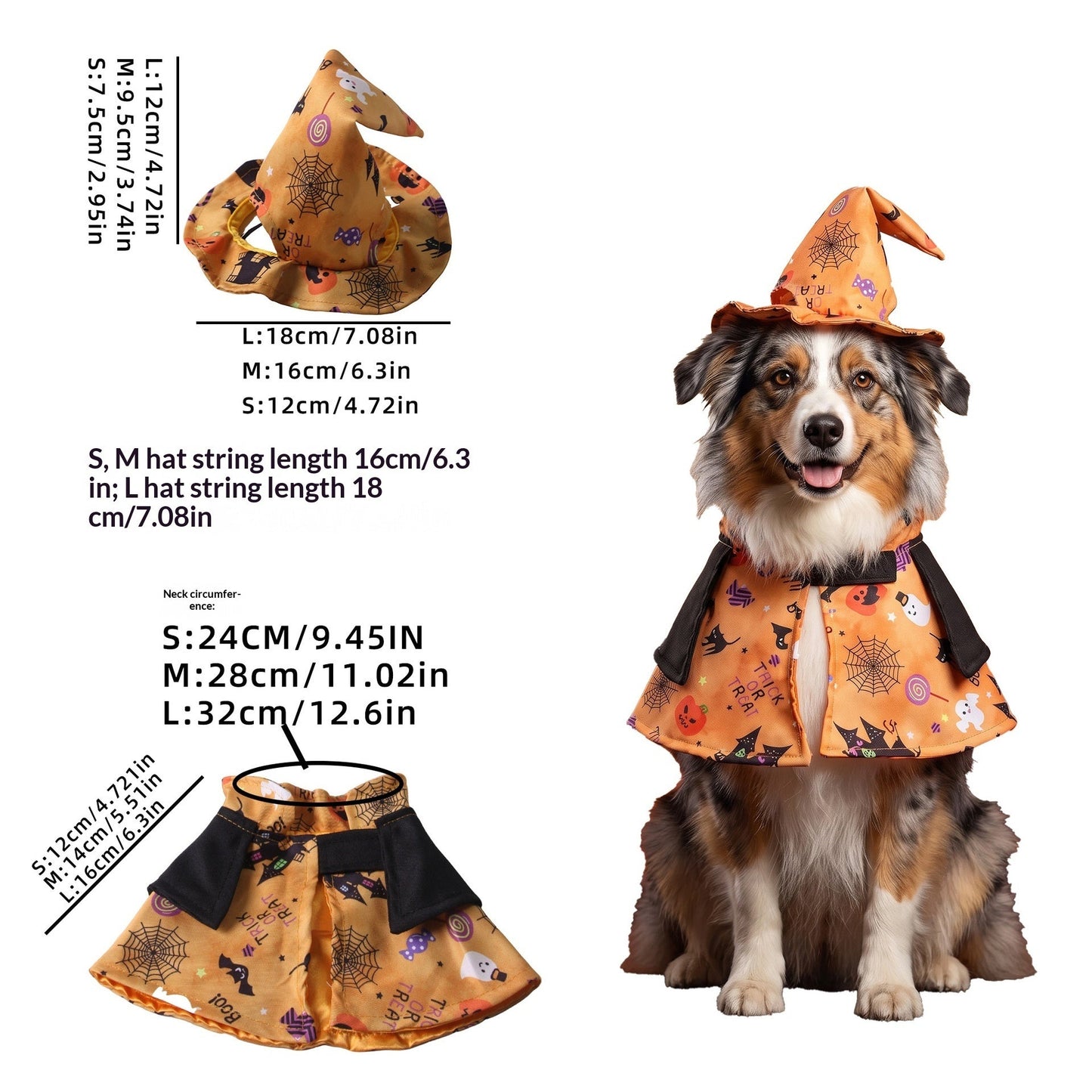 Pet Costume Cat Transformation Funny Holiday Dress-Up Outfit