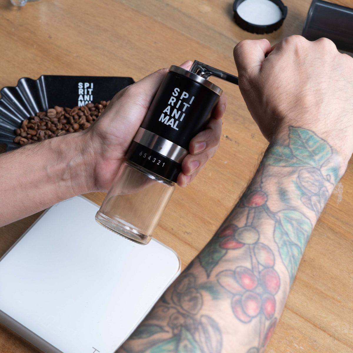 Manual Burr Coffee Grinder