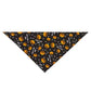 Aria Halloween Dog Bandana 19" Pumpkin & Bone Design Howl-O-Ween Pet Accessory
