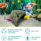Reptile Rock Hide Cave Natural Resin Habitat for Lizards Turtles Fish