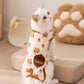 Cute All-Indian Squirrel Dog Sleeveless Clothes, Warm Winter Dog Jumpsuit, Teddy Soft-soled Shirt