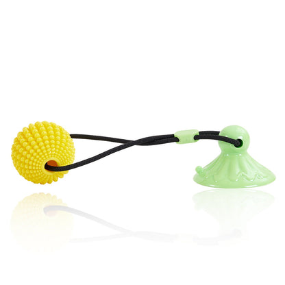 Corn Ball Chew Toys For  Interactive Suction Cup Dog Tug Of War Toys Teething Rope Toys For Dog Boredom Enrichment Teeth Cleaning For Medium Large Dogs