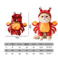 Pet Costume Cat Transformation Funny Holiday Dress-Up Outfit