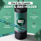Dog Poop Bag Dispenser LED Flashlight USB C Rechargeable 45 Bags