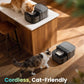 Cat Water Fountain Wireless Filterless 3.5L Stainless Steel Smart Quiet
