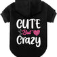 Dog Hoodie Sweatshirt with Leash Hole Warm Pet Clothes XS-XXL Dogs