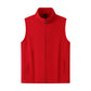 Zipper Stand Collar Double-sided Fleece Cardigan Fleece Vest