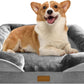 Orthopedic Dog Bed Sofa with Bolster Washable Cover Waterproof Liner
