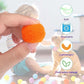 Cat Ball Gun Launcher Toy with 30pcs Colorful Stretch Plush Pom Pom Ball