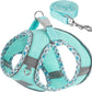 Dog Harness and Leash Set No Pull Reflective Step In Adjustable Small Dogs Cats
