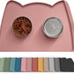 Silicone Pet Feeding Mat – Waterproof Non-Slip Bowl Mat, 36 Options