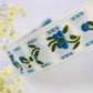 Blue Clematis Floral Headband