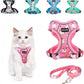 Cat Harness and Leash Set Escape Proof Reflective Adjustable Vest