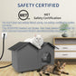 Elevated Heated Cat House for Indoor & Outdoor Cats