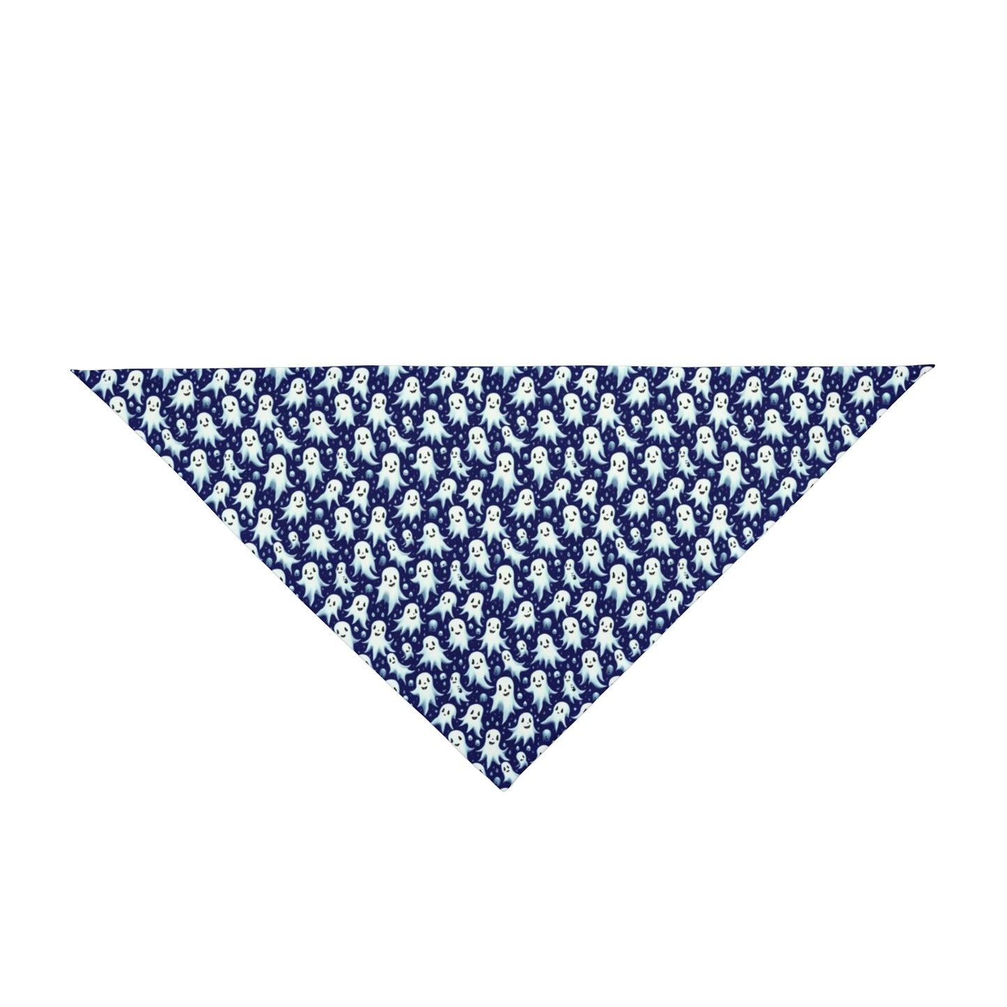 Midnight Mischief: A Thousand Friendly Ghosts Pattern - Pet Bandana Pet Zen