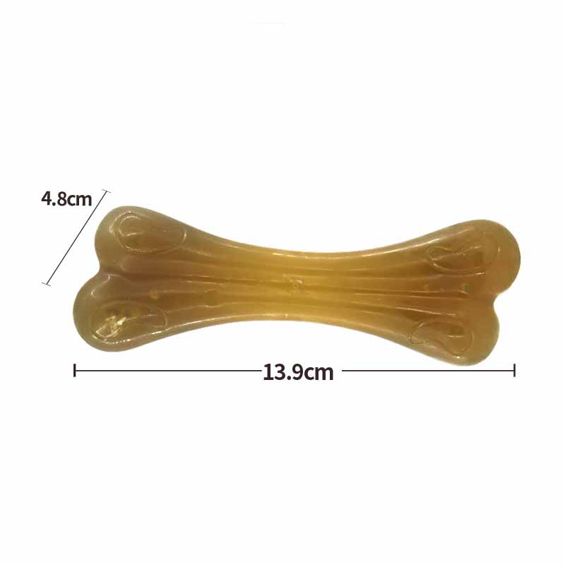 Pet PU Gnaw Double-head Arched Bone Molar Rod