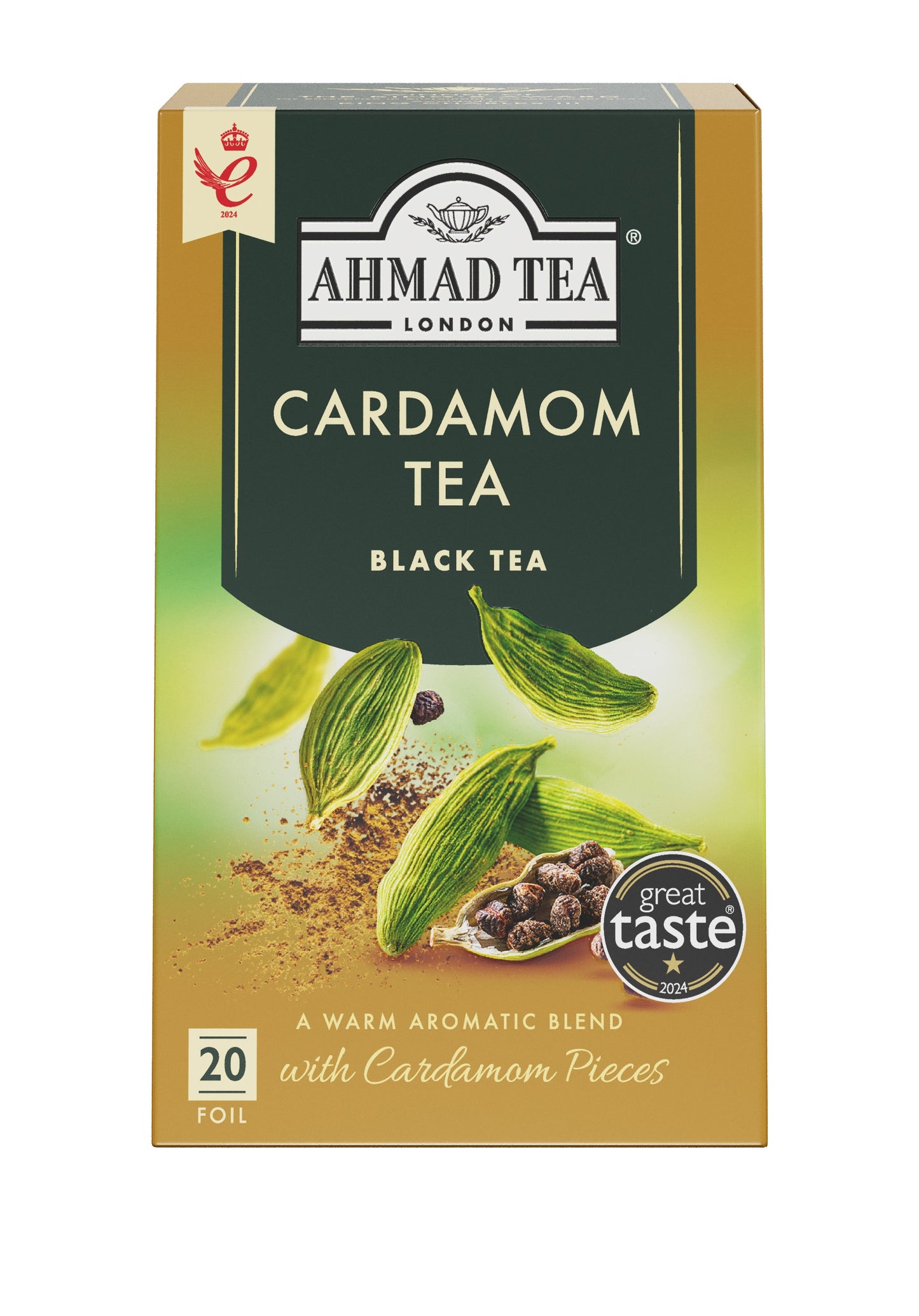 Ahmad Cardamom Black Tea 20 foil tea bags