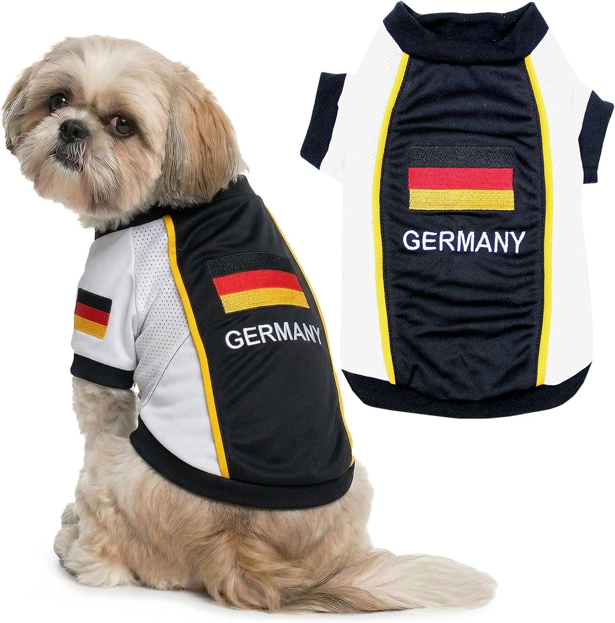 Parisian Pet Breathable Mesh Soccer Jersey for Dogs, XS–5XL
